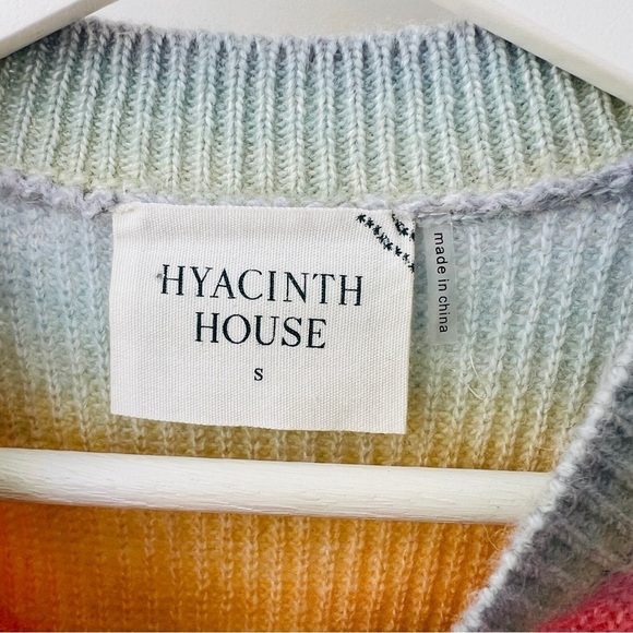 Hyacinth house candy crew neck sweater, pink/blue/orange, Size S E25 - Picture 8 of 10